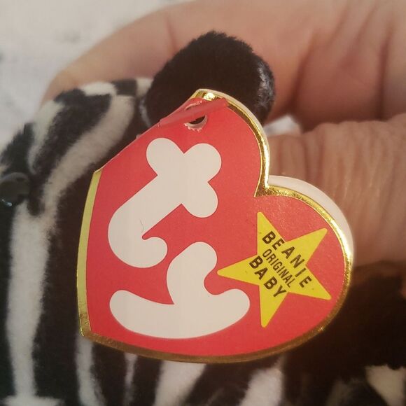 Vintage 1995 Ty Beanie Baby ZIGGY the Zebra - Picture 4 of 8